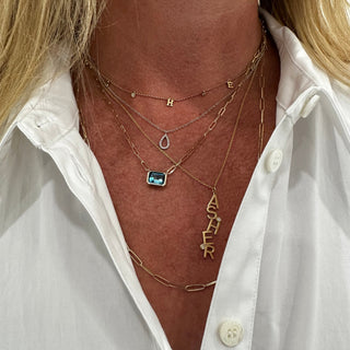 Dancing Initial Necklace  Lindsey Leigh Jewelry.
