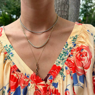 Dancing Initial Necklace  Lindsey Leigh Jewelry.
