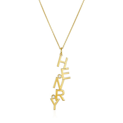 Dancing Initial Necklace - Lindsey Leigh Jewelry
