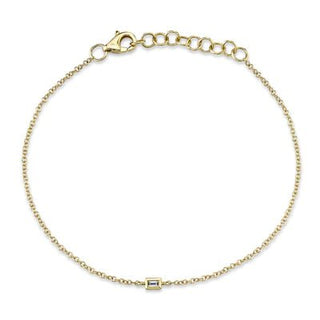 Diamond Baguette Bracelet  Lindsey Leigh Jewelry.

