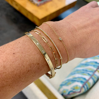 Diamond Baguette Bracelet  Lindsey Leigh Jewelry.

