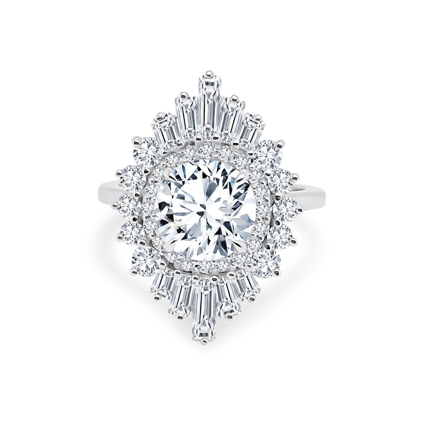 Diamond Burst Ring - Lindsey Leigh Jewelry