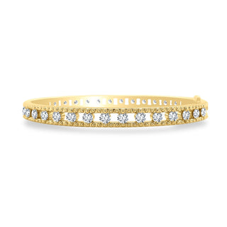 Diamond Cage Bangle  Lindsey Leigh Jewelry.
