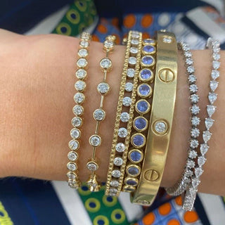 Diamond Cage Bangle  Lindsey Leigh Jewelry.
