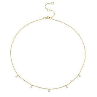Diamond Dangle Necklace  Lindsey Leigh Jewelry.
