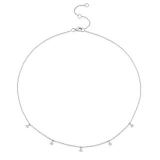 Diamond Dangle Necklace  Lindsey Leigh Jewelry.
