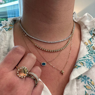 Diamond Domed Band  Lindsey Leigh Jewelry.
