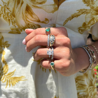Diamond Fishtail Eternity Band  Lindsey Leigh Jewelry.
