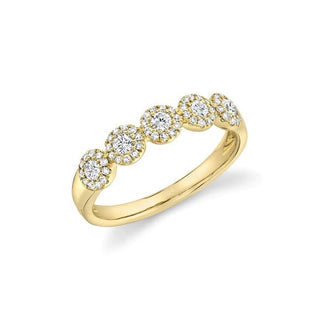 Diamond Halo Band  Lindsey Leigh Jewelry.
