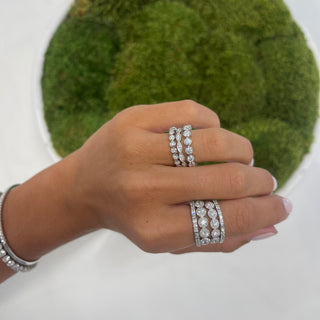 Diamond Halo Band  Lindsey Leigh Jewelry.
