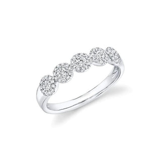 Diamond Halo Band  Lindsey Leigh Jewelry.
