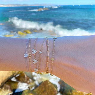 Diamond Heart Bracelet  Lindsey Leigh Jewelry.
