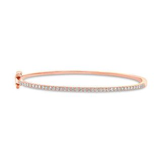 Diamond Hinge Bangle  Lindsey Leigh Jewelry.

