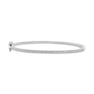 Diamond Hinge Bangle  Lindsey Leigh Jewelry.
