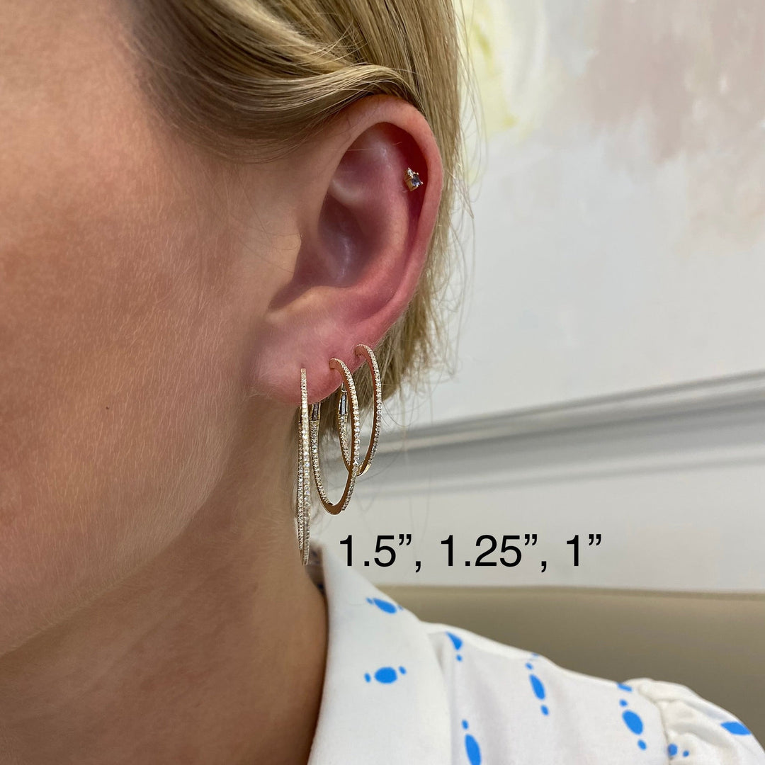 Pearl Hoop Earrings – Lindsey Leigh Jewelry