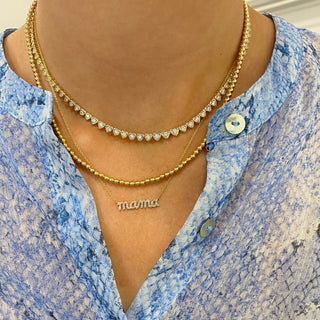 Diamond Mama Necklace  Lindsey Leigh Jewelry.
