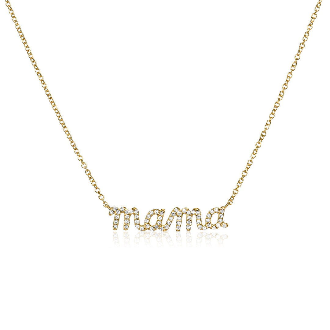 Diamond Mama Necklace - Lindsey Leigh Jewelry