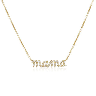 Diamond Mama Necklace  Lindsey Leigh Jewelry.
