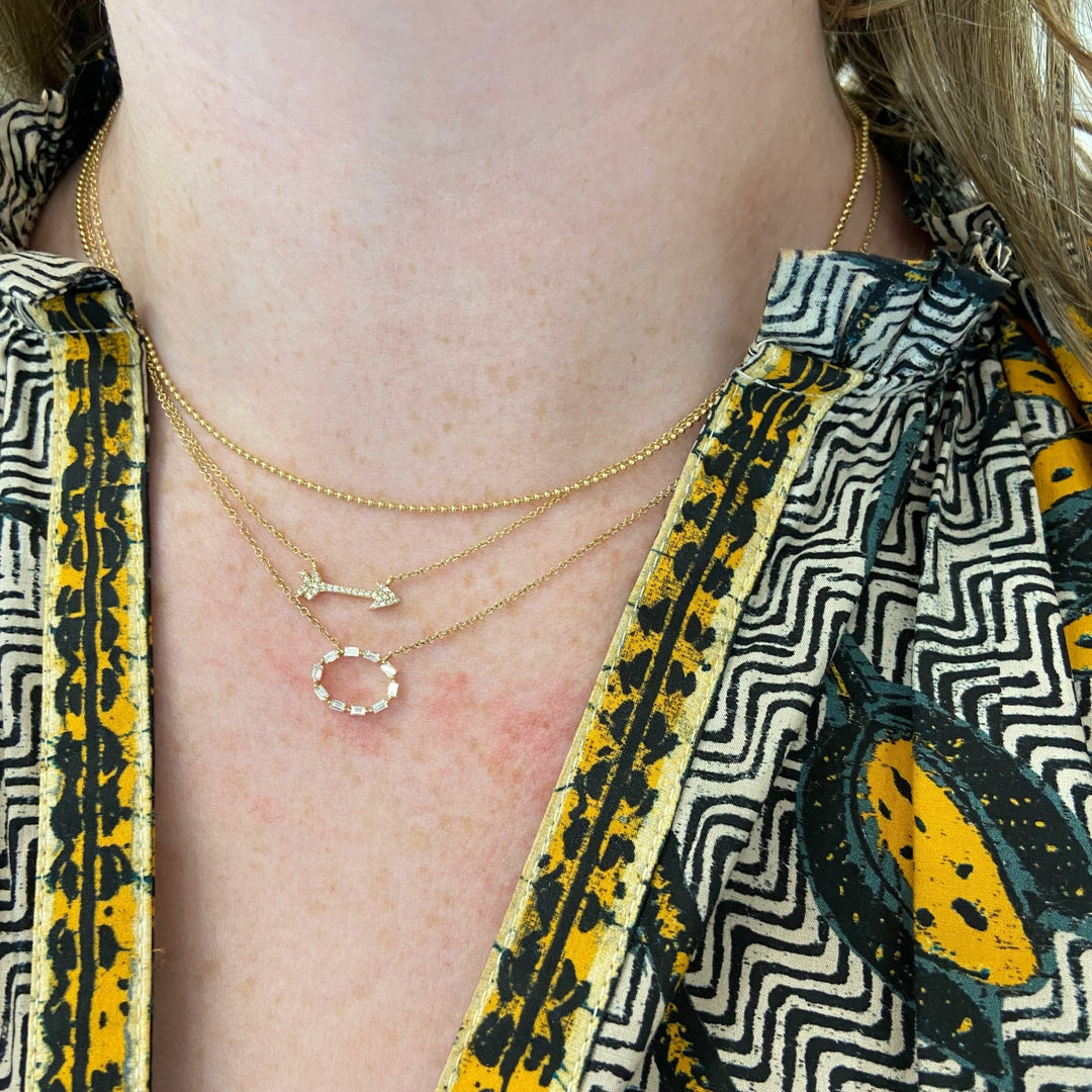 Lucy American Diamond Stone Necklace / Choker