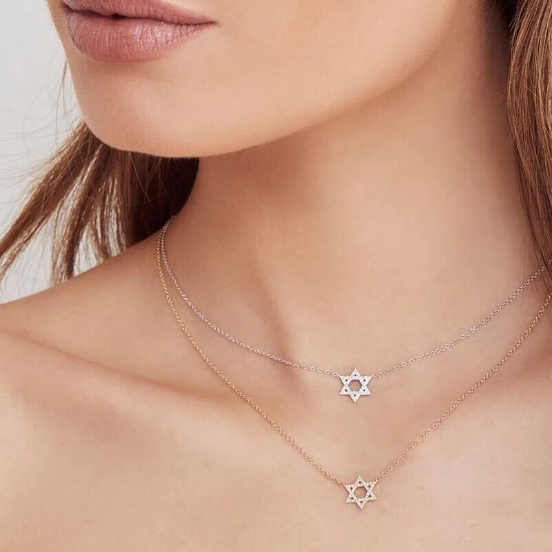 Diamond Chunky Star Necklace - Kirstie Le Marque
