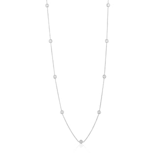 Diamond Station Necklace Lindsey Leigh Jewelry.
