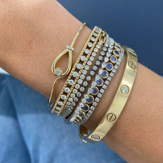 Diamond Tennis Bracelet  Lindsey Leigh Jewelry.
