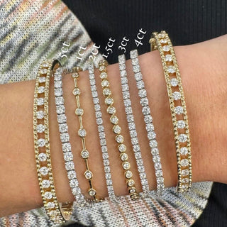 Diamond Tennis Bracelet  Lindsey Leigh Jewelry.

