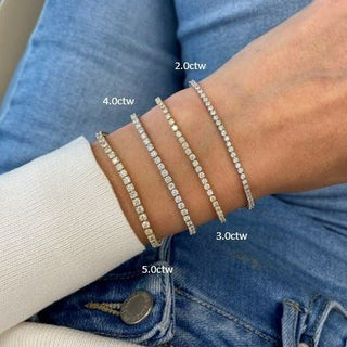 Diamond Tennis Bracelet  Lindsey Leigh Jewelry.
