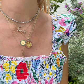 Diamond Tennis Necklace  Lindsey Leigh Jewelry.
