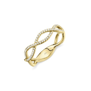 Diamond Twist Ring  Lindsey Leigh Jewelry.
