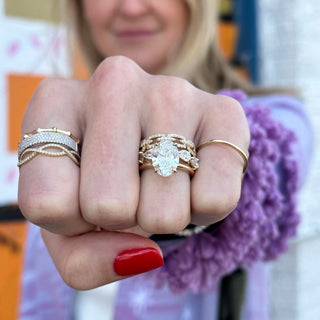 Diamond Twist Ring  Lindsey Leigh Jewelry.
