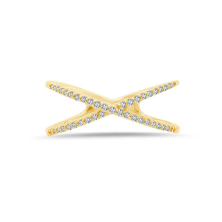 Diamond X Ring  Lindsey Leigh Jewelry.
