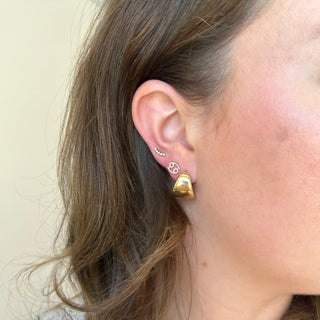 Diamond Zodiac Stud  Lindsey Leigh Jewelry.
