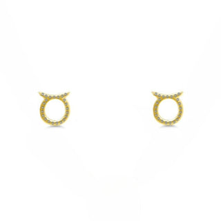 Diamond Zodiac Stud  Lindsey Leigh Jewelry.
