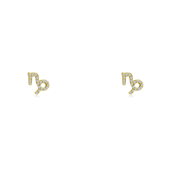 Diamond Zodiac Stud - Lindsey Leigh Jewelry