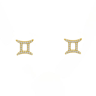 Diamond Zodiac Stud  Lindsey Leigh Jewelry.

