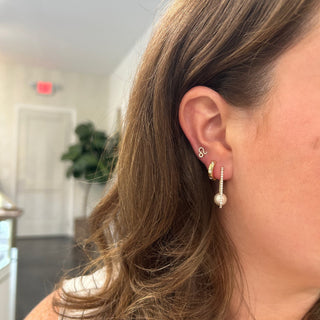 Diamond Zodiac Stud  Lindsey Leigh Jewelry.
