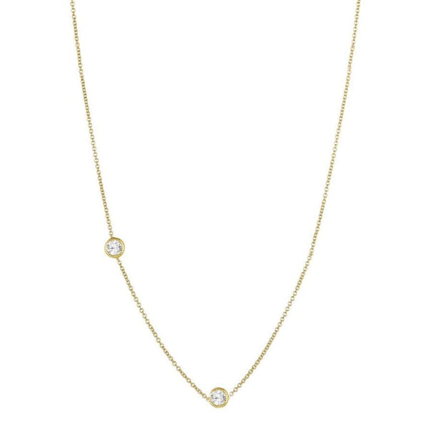 Double diamond pendant Clearance