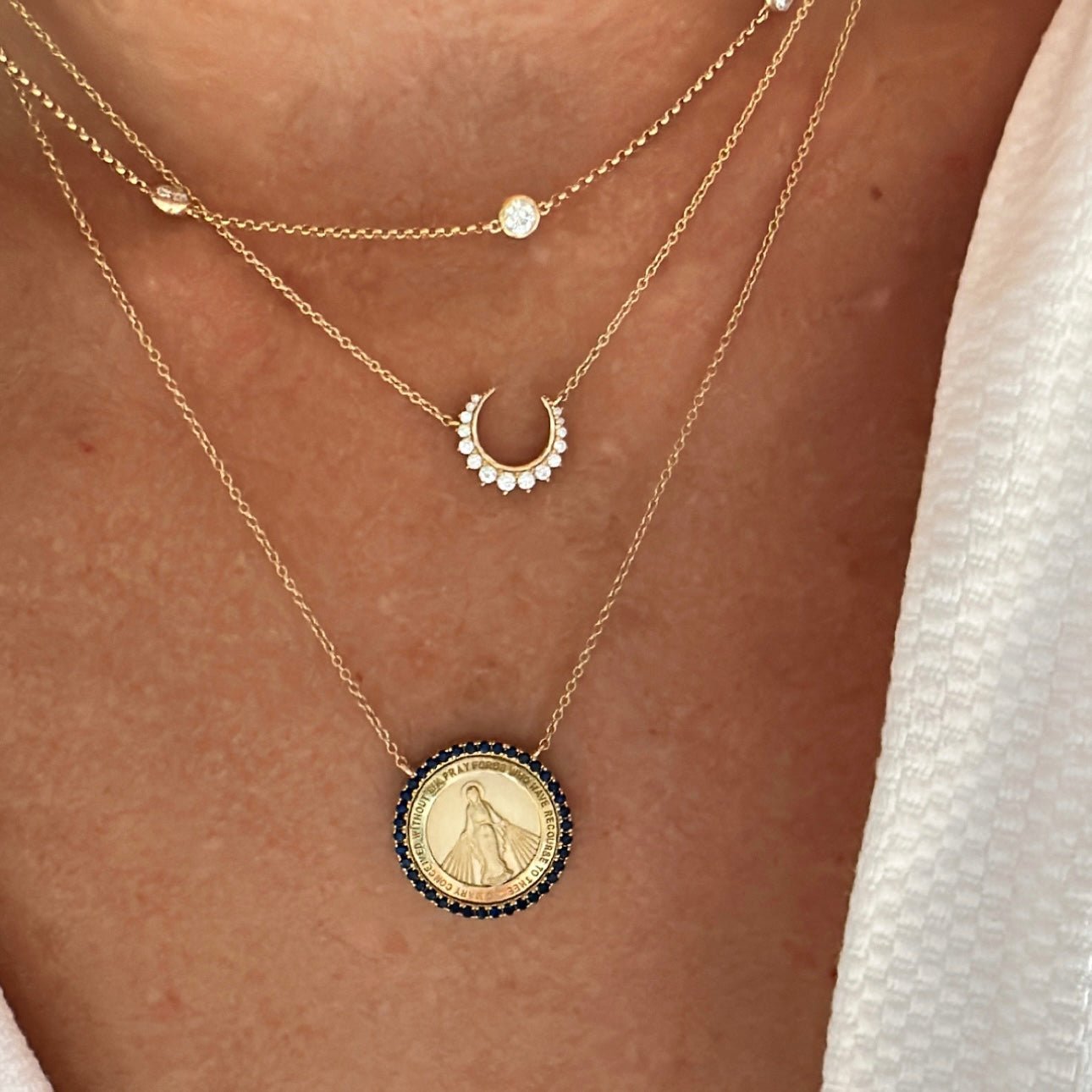 Double Diamond Necklace – Lindsey Leigh Jewelry