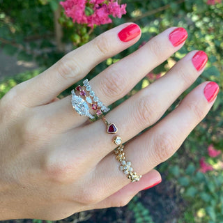East West Marquise Cut Solitaire  Lindsey Leigh Jewelry.
