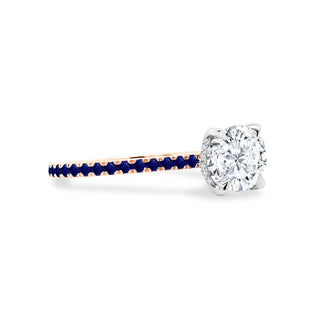 East West Oval Cut on Gemstone Band  Lindsey Leigh Jewelry.
