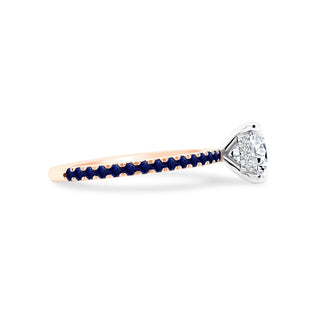 East West Oval Cut on Gemstone Band  Lindsey Leigh Jewelry.
