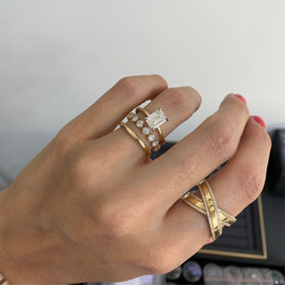 Emerald Cut Solitaire  Lindsey Leigh Jewelry.
