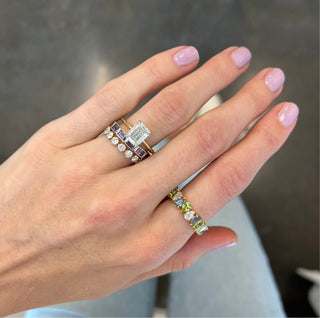 Emerald Cut Solitaire  Lindsey Leigh Jewelry.
