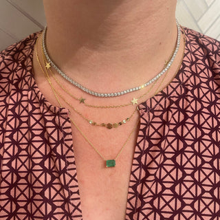 Emerald Necklace  Lindsey Leigh Jewelry.
