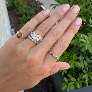 Fancy Shape Diamond Band  Lindsey Leigh Jewelry.
