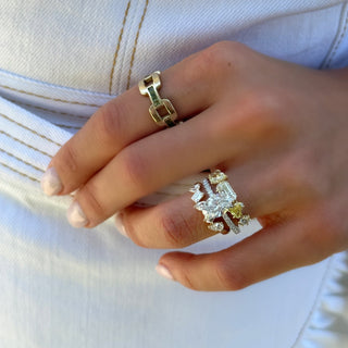 Fancy Shape Diamond Band  Lindsey Leigh Jewelry.
