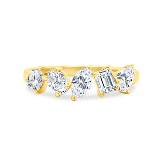 Fancy Shape Diamond Band  Lindsey Leigh Jewelry.
