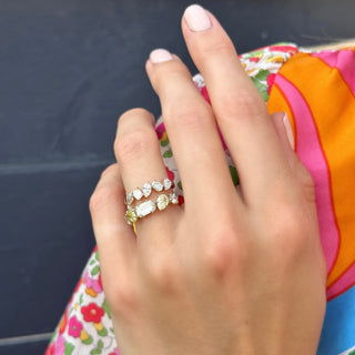 Fancy Shape Diamond Band  Lindsey Leigh Jewelry.
