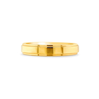 Flat Step Edge Band  Lindsey Leigh Jewelry.
